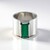 Anello in ottone con Onice Verde (Juwelo Style)