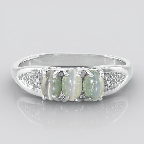Anello in argento con Alessandrite Occhio di Gatto