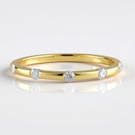 Gouden ring met I3 (H) Diamanten (de Melo Gold)
