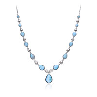 Larimar-Silbercollier