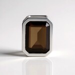 Ciondolo in argento con Quarzo Fumè