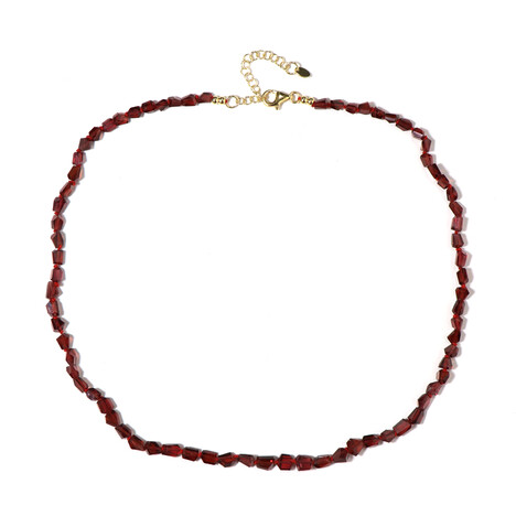 Collana in argento con Granato Mozambico (Adela Silber)