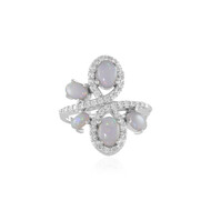 Australischer Opal-Silberring
