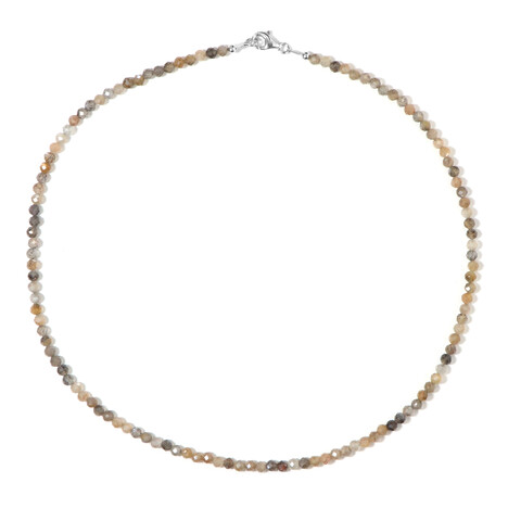 Zilveren halsketting met maanstenen