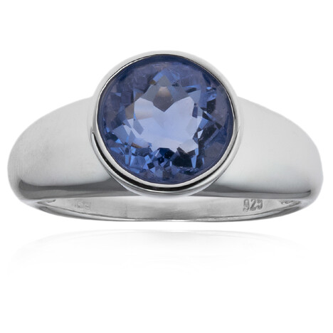 Anello in argento con Fluorite Cangiante (CUSTODANA)