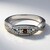 Anello in argento con Zaffiro Arancione