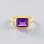 Anello in argento con Ametista Zambiana