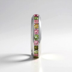 Ciondolo in argento con Tormalina (MONOSONO COLLECTION)
