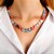 Collana in argento con Acquamarina Brasiliana (Adela Silber)