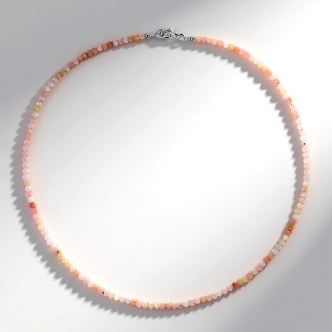 Collana in argento con Opale Rosa
