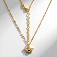 Collier en argent et Zircon (Adela Silber)