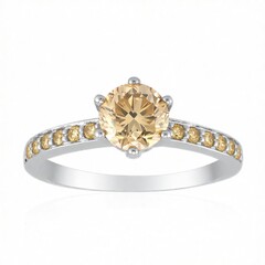 Anello in oro con Diamante Rose de France VS1 di Argyle (Annette)