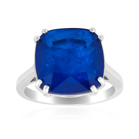 Blauer Quarz-Silberring