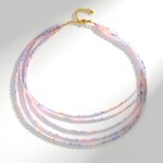 Collana in argento con Berillo Fancy