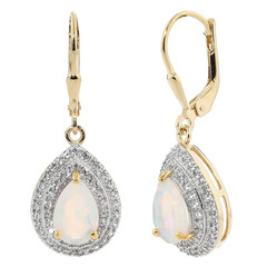 Welo-Opal-Silberohrringe