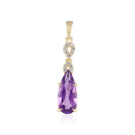 Sibirischer Amethyst-Silberanhänger