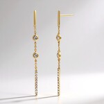 Orecchini in oro con Diamante SI2 (H) (CIRARI)