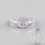 Anello in argento con Ametista Rose de France