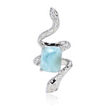 Ciondolo in argento con Larimar