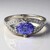 Anello in argento con Tanzanite
