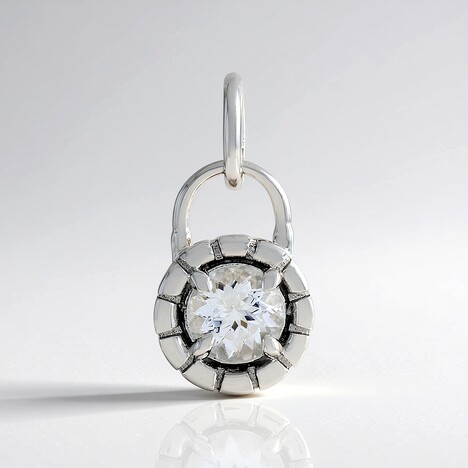 Ciondolo in argento con Danburite