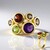 Anello in argento con Ametista (KM by Juwelo)