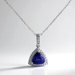 Collana in oro con Tanzanite AAA (CIRARI)