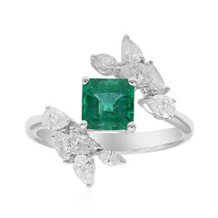 Anello in oro con Smeraldo Zambia AAA (CIRARI)