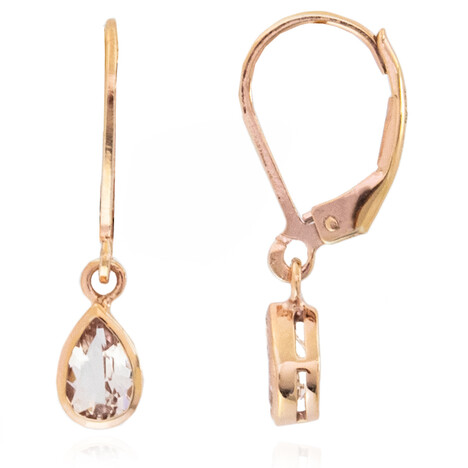 Orecchini in argento con Morganite