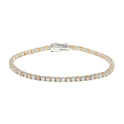 Bracciale in oro con Diamante Rosa I1 (CIRARI)