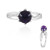 Amethyst-Silberring (de Melo)