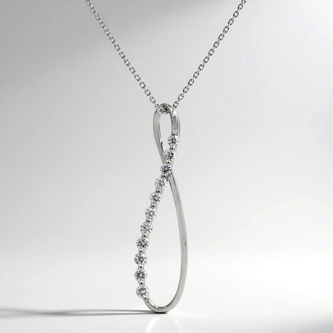 Collana in oro con Diamante SI1 (H) (CIRARI)