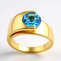 Anello in argento con Topazio Marambaia (de Melo Essence)