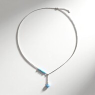 Collana in argento con Larimar