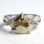 Anello in argento con Magnesite