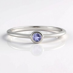 Bague en argent et Tanzanite