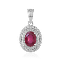 Ciondolo in argento con Rubino Bemainty