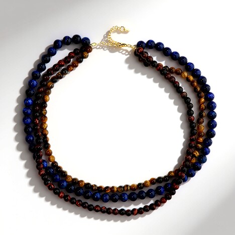 Collana in argento con Occhio di Tigre
