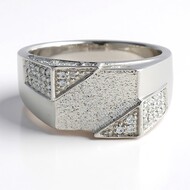 Anello in argento con Zircone