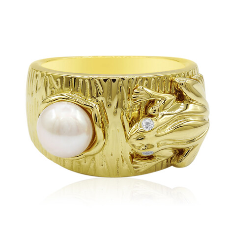 Anillo en plata con Perla Freshwater (TPC)