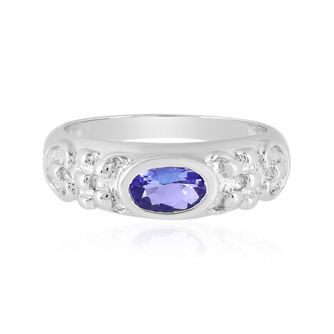 Anello in argento con Tanzanite