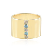 I2 Brillant-Silberring