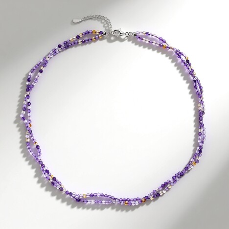 Collana in argento con Ametrina