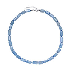 Collana in argento con Acquamarina Brasiliana