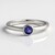 Anello in argento con Tanzanite