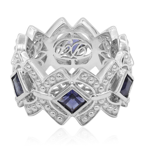Anello in argento con Iolite (Dallas Prince Designs)