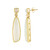 Boucles d'oreilles en argent et Pierre de Lune blanche (KM by Juwelo)