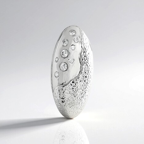 Ciondolo in argento con Zircone (MONOSONO COLLECTION)