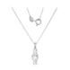 Collier en argent et Topaze blanche