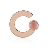 Pinkfarbener Opal-Silberanhänger (MONOSONO COLLECTION)
